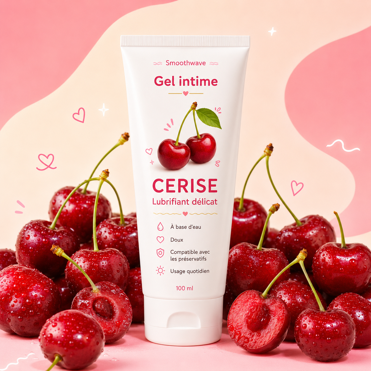 Chérie - Gel intime à la cerise 100ml